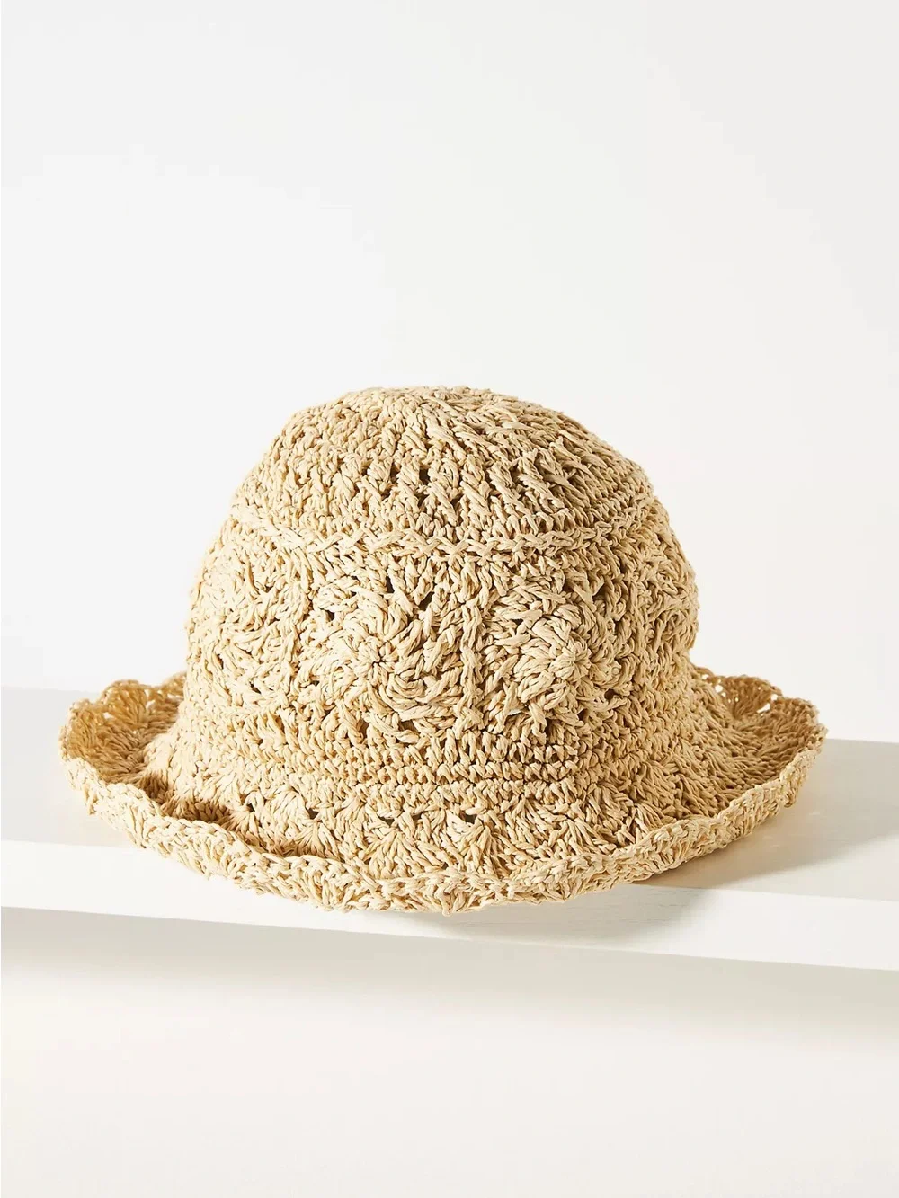 Anthropologie San Diego Hat Co. Crochet Bucket Hat